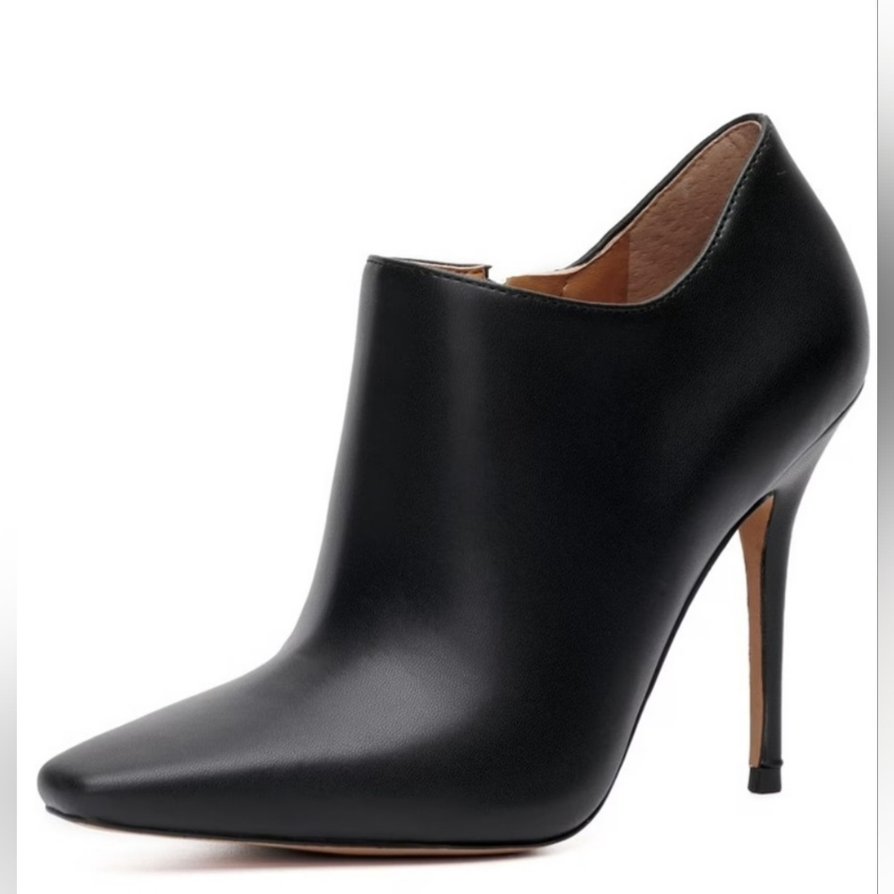 Jessica Simpson Carolie Square Toe Stiletto Ankle Shootie Boots - Size 9 - Black
